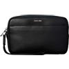 Calvin Klein LV04D1277G Kit Dopp da uomo, con tasca rialzata, con manico, nero (nero), taglia unica