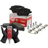 MASTER sport AUTOMOBILTECHNIK GERMANY Master-Sport 13046027842N-SET-MS Kit pastiglie freno anteriori compatibile con FORD B-MAX, FIESTA Tre volumi, FIESTA VI