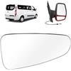 NIMOVA Specchietto retrovisore inferiore destro per Ford Transit Custom dal 2012 in poi lato conducente destro | OEM BK21-17A700-AB 1766581 | Specchio adesivo | Vetro inferiore destro