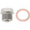eMagTech Tappo di Scarico Olio per Coppa Motore Magnetico in Acciaio Inossidabile M18x1,5mm con Rondella di Schiacciamento in Rame di Ricambio per Maggior Parte delle Auto E Moto