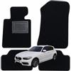 OFFICINE MILANO IL TUO STILE IN AUTO. 4 Tappetini in Moquette per BMW Serie 1 F20/F21 dal 2011 al 2019, Fondo Antiscivolo con Battitacco in PVC - Alta Qualità - Made in Italy - OFFICINE MILANO