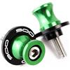 CXEPI M8 Coppia di Nottolini Alza Moto Supporti per Forcellone Posteriore Delle per Z900 Z 900 Z900RS 2017-2023,Verde
