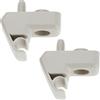 eMagTech 2 Pezzi Clip Per Visiera Parasole Automatica Compatibile Con Ka Sostituisce 1570627 Gancio Di Fissaggio Per Visiera Parasole Staffa Di Fissaggio Gancio Accessori Visiera Beige