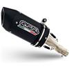 GPR Compatibile con Hond X-Adv 750 2021-2023, Furore Evo4 Nero, Scarico Omologato, Silenziatore con Db Killer Estraibile E Raccordo Specifico