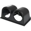 LKRXW 52mm Supporto Strumentazione Auto Copriferro Strumenti a Doppio Foro | Portacialde Calibro Cruscotto Porta Manometro Coppetta Portastrumenti Pod Due Fori Misuratore