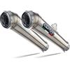 GPR Scarico marca GPR, compatibile con Husqva Te 630 E - Sms - Smr 2010/14 coppia di terminali omologati per uso stradale, cserie Powercone