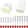 eMagTech Kit Di Connettori Elettrici Impermeabili A 6 Pin Per Auto 2 Set 6187-6561 6180-6771 Per Auto Moto ATV UTV Scooter Camion