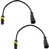 eMagTech Connettore Per Interruttore Di Pressione Dell'olio Per Condutture Automobilistiche A 2 Pin Impermeabile Compatibile Con Opel