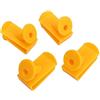 Generic Clip per Vite Base Motore da 8 Pezzi Clip di Montaggio Sottoscocca Gialle per Modelli Smart Fortwo W450 W451