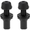 eMagTech 2 Pezzi Tampone In Gomma Per Cofano Del Bagagliaio Dell'auto 1KD827499 5KD827499 Compatibile Con Volkswagen Scirocco 2009-2014
