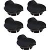 eMagTech 5 Pezzi Copri Presa Accendisigari 12V Tappo Presa Di Corrente 21mm Tappo Impermeabile Antipolvere Accessori Di Ricambio Per La Maggior Parte Dei Veicoli Plastica Nera