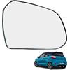 Ruolin Vetro Specchietto Retrovisore Destro, Vetro Specchio Retrovisore Esterno Auto Compatibile con Hyundai i10 2013-2019