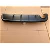 Generico Spoiler Dam Paraurti Posteriore compatibile con Alfa Romeo Giulietta Bordo Nero Singolo Scarico