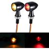 LOKLISUM 2PCS Led Moto Indicatori di direzione Mini Super Bright Frecce Led Moto Omologate Universali compatibili per Scooter Quad Cruiser Off Road Cafe Racer z750 shadow 750