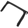 SRQORT Guarnizioni Finestrini Sportello Guarnizione in gomma superiore per finestrino auto, guida per sollevamento vetri portiera, scanalatura per fango per Peugeot 2008(Posteriore destro)
