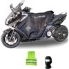 CLICK & GO COMPATIBILE CON YAMAHA T-MAX 530 per anno 2015 15 COPRIGAMBE R089-X TERMOSCUDO TUCANO URBANO COPERTA TERMICA IMPERMEABILE INTERNO IN ECO PELLICCIA SPECIFICO PER SCOOTER