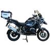 GPR Tech Compatibile con R 1250 GS Adventure 2019/2020 E4 Top Case ALPI-Tech 45 LT. Argento Top Case in Alluminio, Colore Argento con Piastra specifica Inclusa Capacità litri 45