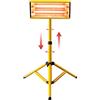 DATOUBOSS 2000W Lampada Infrarossi Carrozzeria Lampada per Asciugare la Vernice Auto Lampada di Polimerizzazione Vernici con Staffa telescopica per Carrozzeria Strumenti per la Riparazione del Corpo