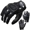 PROANTI Guanti da moto estivi (taglie XS - XXL, colore nero, corti)