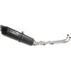 GPR Exhaust System, Scarico marca GPR, compatibile con Yama T-Max 500 2008 al 2011, impianto completo omologato, serie GPR Furore Nero