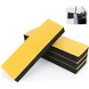 RISVOWO Protezione della Parete del Garage, 4 Pezzi Paracolpi Portiere Auto Impermeabile Ammortizzanti, Gommapiuma Adesiva 30 x 10 x 3 cm, Paracolpi Garage da Muro per Porte Auto, Garage e Carport