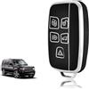 TOOMUME Cover Chiave Auto per Land Rover Range Rover Evoque Discovery 4 | Silicone Morbido, Antiurto, Anticaduta, Antigraffio, Custodia Protettiva Chiave per Sport Velar Jaguar F-Pace E-Pace XF XE