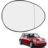 Ruolin Vetro Specchietto Retrovisore Destro, Vetro Specchio Retrovisore Esterno Auto Compatibile con MINI Cooper R55 R56 R57 R58 R59 R60 R61