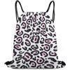 Morbuy Sacca Sportiva Zaino a Sacco (Vintage) | Stampa Leopardata Zaino Traspirante con Coulisse Sportivo Leggero Traspirante per Palestra, Scuola, Viaggi, Uomo Donna Unisex