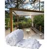 Generico Rete Mimetica Bianca Rinforzata 3x3m Reticolato da Camuffamento Neve 21D Reti Mimetiche Ombreggianti per Campeggio Fotografia Decorazione per Feste Giardino Copertura Auto