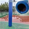 Yldessm&EU Imbottitura for palo Esterno Avvolgente Intorno alla Porta da Basket, Colonna seminterrato Rotonda Alta 3,9 Piedi/Protezione in Schiuma for pilastro del Garage