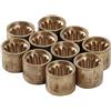 Mimdixy 10pezzi puntali Stecche Biliardo Rame, Strumento Riparazione Punte | Materiale in rame, elevata durezza, resistenza alle crepe per la manutenzione della riparazione delle stecche da biliardo