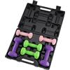 GarveeHome Set manubri in neoprene per donne e bambini - Pesi leggeri antiscivolo - Ideali per allenamento domestico, tonificazione e fitness - Include 2lb, 3lb, 5lb (coppie)