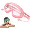Genérico Occhialini da nuoto per bambini, occhialini da nuoto per bambini | Occhiali da sole in silicone con tappi per le orecchie, per spiaggia e ragazze