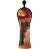 Decor Trendy Set di coperture per mazze da golf in pelle acquerello | Coprimazza con numero per legno e driver ibrido