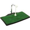 Hamwesh Golf Swing Trainer, Rotazione a 360 Gradi, Forte Ventosa | Scanalatrice per altalena per interni con erba simulata, base in gomma, albero in acciaio inossidabile, barra rimovibile,
