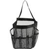 EXCEART Borsa a Rete Portatile in Nylon Nera, Leggera e Compatta | Organizzatore da Viaggio per Palestra, Capienza per Giocattoli e Conchiglie, Pratico e Leggero