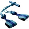 Generico Fascia Elastica di Resistenza a Pedale Antiscivolo Multifunzione Stretch | Fascia Elastica Tubolare con Maniglie per palestra di casa dormitorio viaggi fitness full body bracci