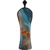 Decor Trendy Copritesta in pelle per mazze da golf, colore: rosso e blu | Pelle sintetica con etichette numerate per driver ibridi e legni da fairway
