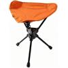 Amagogo Sgabello Pieghevole con Borsa Robusto, Arancione | Portatile, Sgabello con Borsa per il Trasporto, Leggero, Pesca, Outdoor, Escursionisti