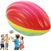 Generic pallone da calcio in schiuma, 18 cm, per bambini e studenti | Palla giocattolo solida con design colorato per giochi di squadra, spiaggia, cortile, attività di gioco al chiuso