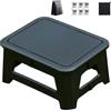 Generic Toilette portatile per sedile WC da campeggio sgabello accessori pieghevole | WC portatile per adulti campeggio doccia accessori auto camper camion SUV furgone barca zaino zaino in spalla escursionismo