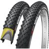 Fincci Copertoni MTB 29x2.10 Pieghevole con Banda Riflettente e Protezione | Copertoni MTB 29 x 2.10 con Protezione 1mm LVL3 e Pressione 40-60 PSI per un Ottimo Grip su Terreni Sconnessi - Set da 2
