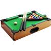 Generic da tavolo da biliardo - Mini tavolo da biliardo | Famiglia portatile | 34,5 x 23 x 7,3 cm, set di mini tavolo da biliardo in legno, panno di peluche e resina, attrezzatura da gioco portatile