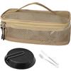 Generico Camping Storage Bag - Polyester 29x13x9cm 11.42x5.12x3.54in | Portable Organizer With Zipper Compartment For Cookware Tableware And Toiletries | Travel Carrying Pouch, Outdoor Gear Case