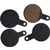 eMagTech 2 paia di pastiglie per freni a disco, compatibili con Tektro Lyra, 23 mm