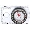Generico Compass ad alta precisione, leggera per escursioni Compass Orienteering | Attrezzatura da campeggio intuitiva, forniture di viaggio leggero per la sopravvivenza