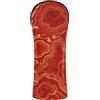Decor Trendy Copri testa da golf in pelle con pittura ad olio Red Happiness | Copritesta impermeabile in pelle di alta qualità con etichette numerate, progettato per adattarsi a tutti i tipi di legno e