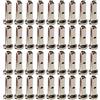 Generic 36 pezzi leggeri biciclette raggi tappi ruota raggi capezzoli decorazione 14G capezzoli estremità punte mountain bike parte bici estremità punte