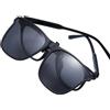 Generic Occhiali Da Sole Con Clip Sopra Occhiali Da Vista - Attività Sportive Polar | Occhiali Da Sole Ribaltabili Polarizzati Protezione UV | Occhiali Con Montatura Leggera Per La Pesca All'aperto