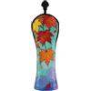 Decor Trendy Copritesta in pelle per mazze da golf, con foglie d'acero macchiate | Accessori in pelle di alta qualità con etichette numerate per legno e driver Fairway Hybrid